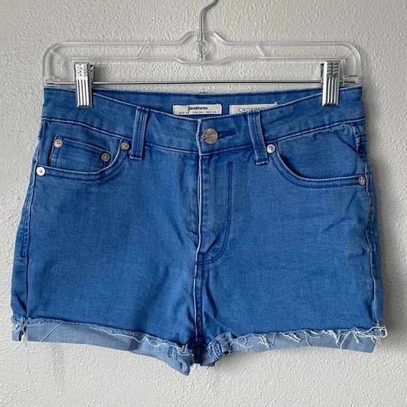 stradivarius Pants - Stradivarius Cropped Fit Jean Shorts